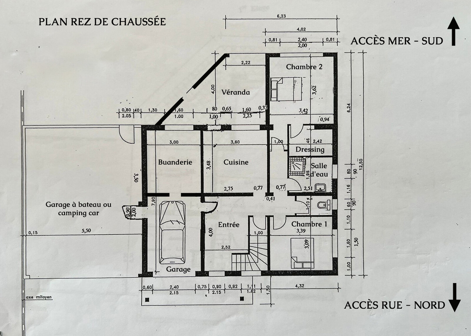 Plan du rez-de-chaussée